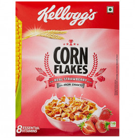 Kellogg's Corn Flakes with Real Strawberry Puree  Box  100 grams